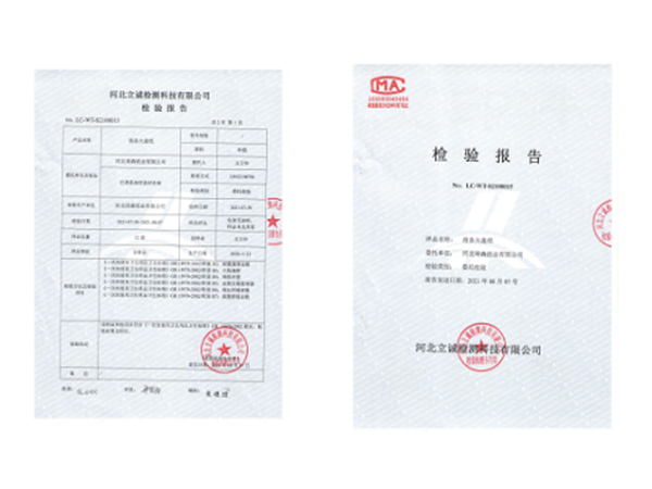 大盘纸检测报告